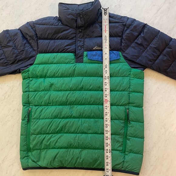 Eddie Bauer Men's "Stratuslite" Down Puff Snap Mock - Picture 5 of 9